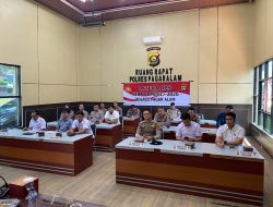 Polres Pagaralam Ikuti Latpraops Sikat I Musi 2026 Secara Daring