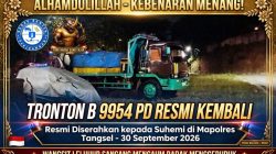 Tronton B 9954 PD Resmi Dikembalikan Kepada Pemiliknya di Mapolres Tangsel