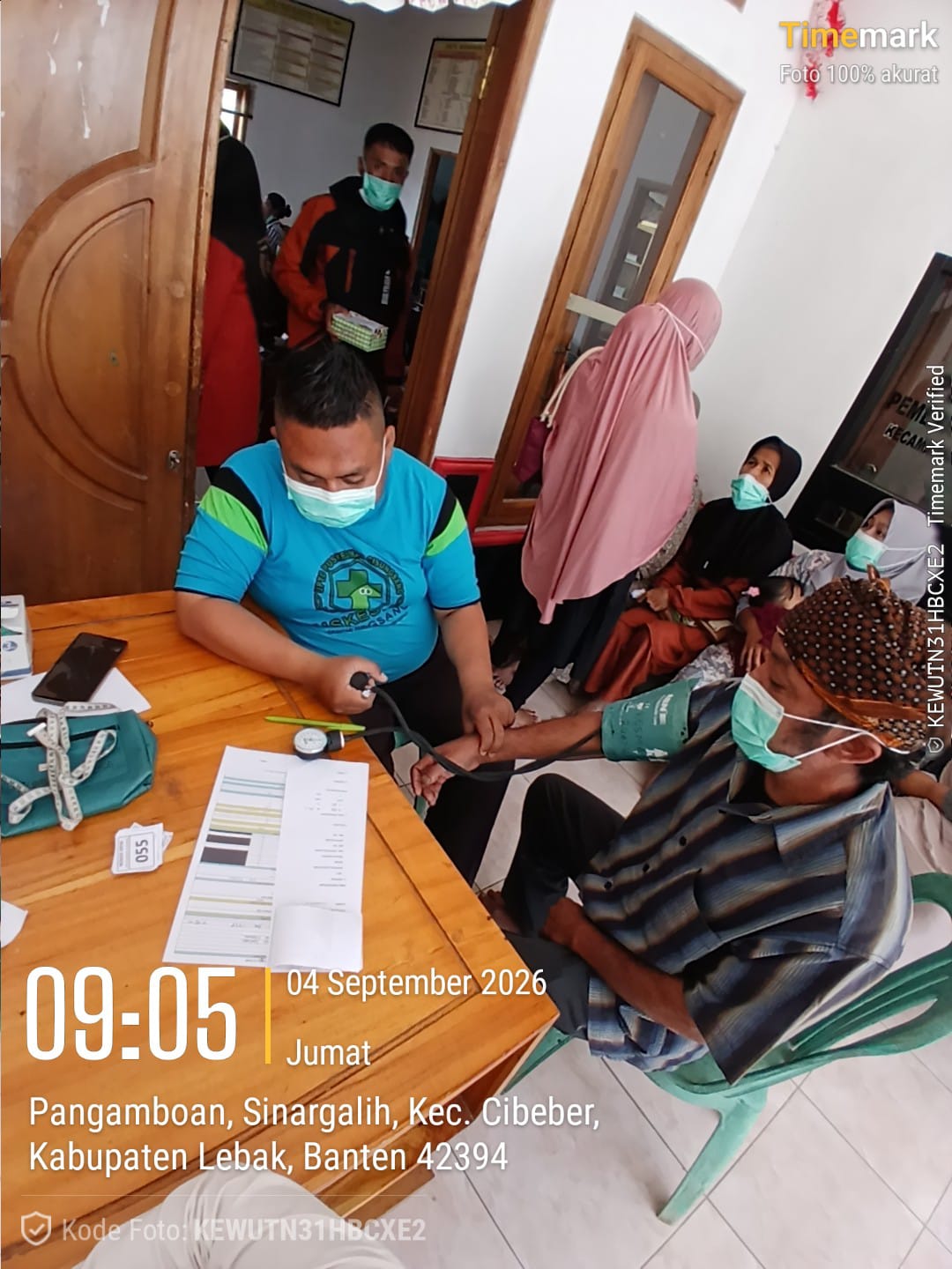 Tim Koordinator Tracing TBC Terintegrasi CKG PKM Cisungsang pada Rabu (07/10/2026).
