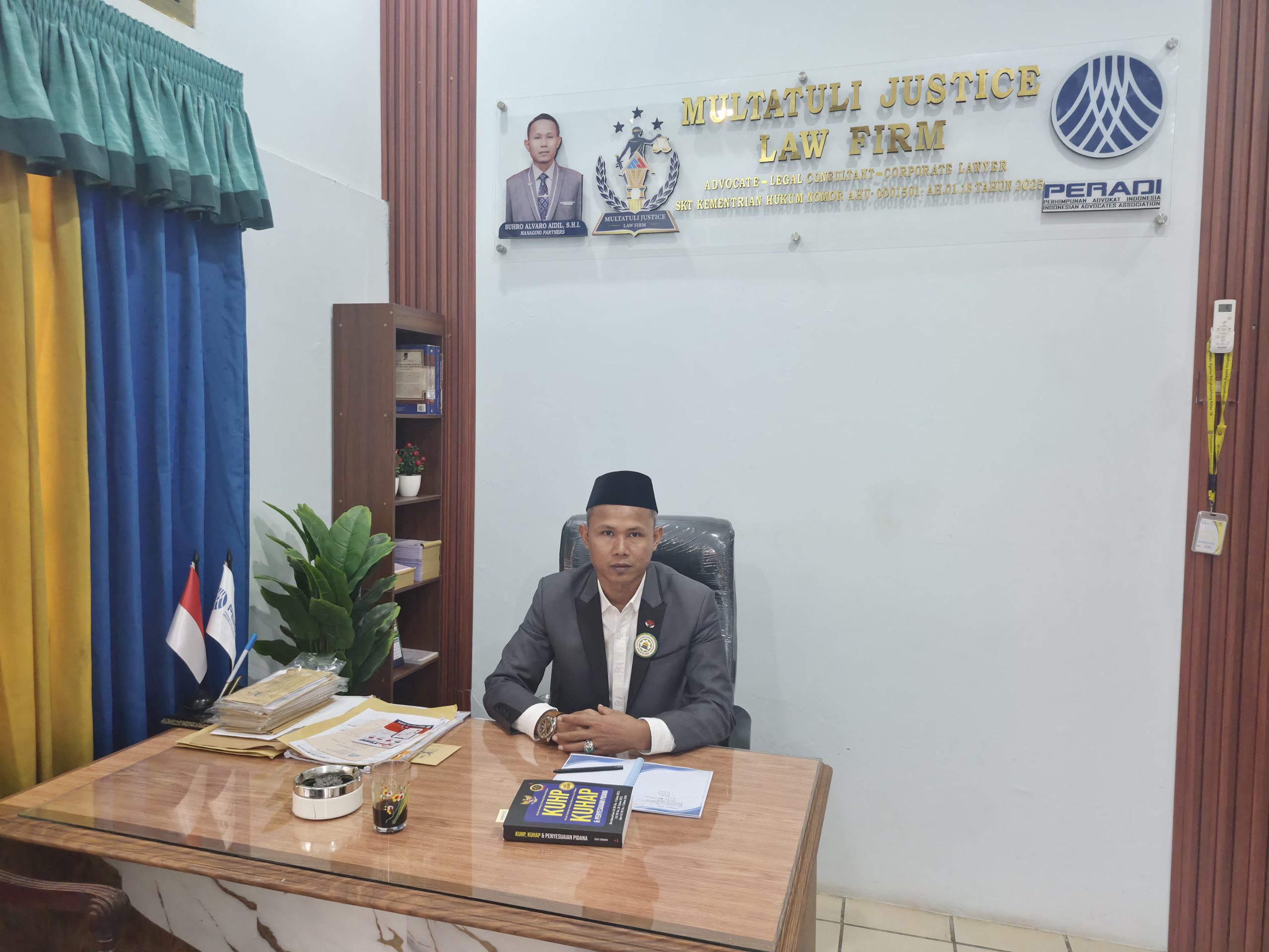 Suhro Alvaro Aidil, Managing Partner Multatuli Justice Law Firm.